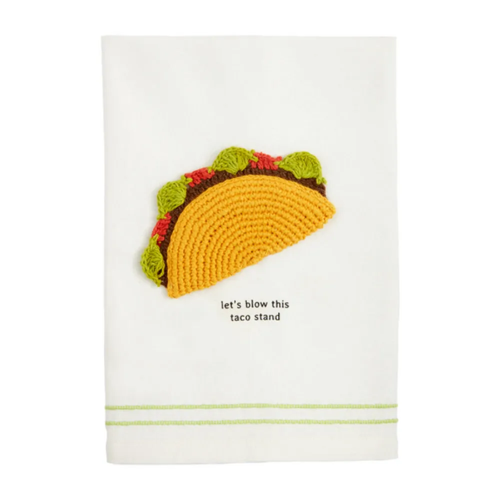 Mud Pie Fiesta Crochet Towel