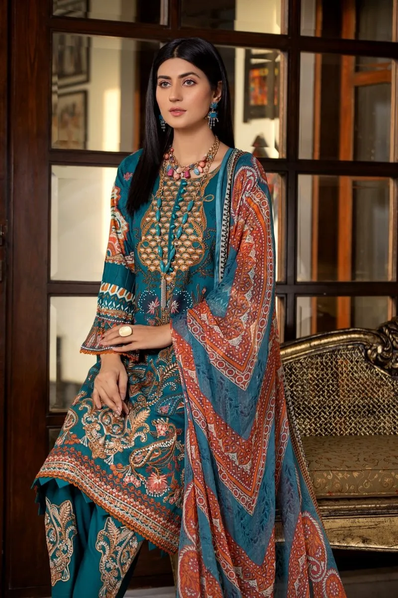 Munira Lawn 3 Piece Suit MUN496