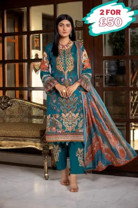 Munira Lawn 3 Piece Suit MUN496