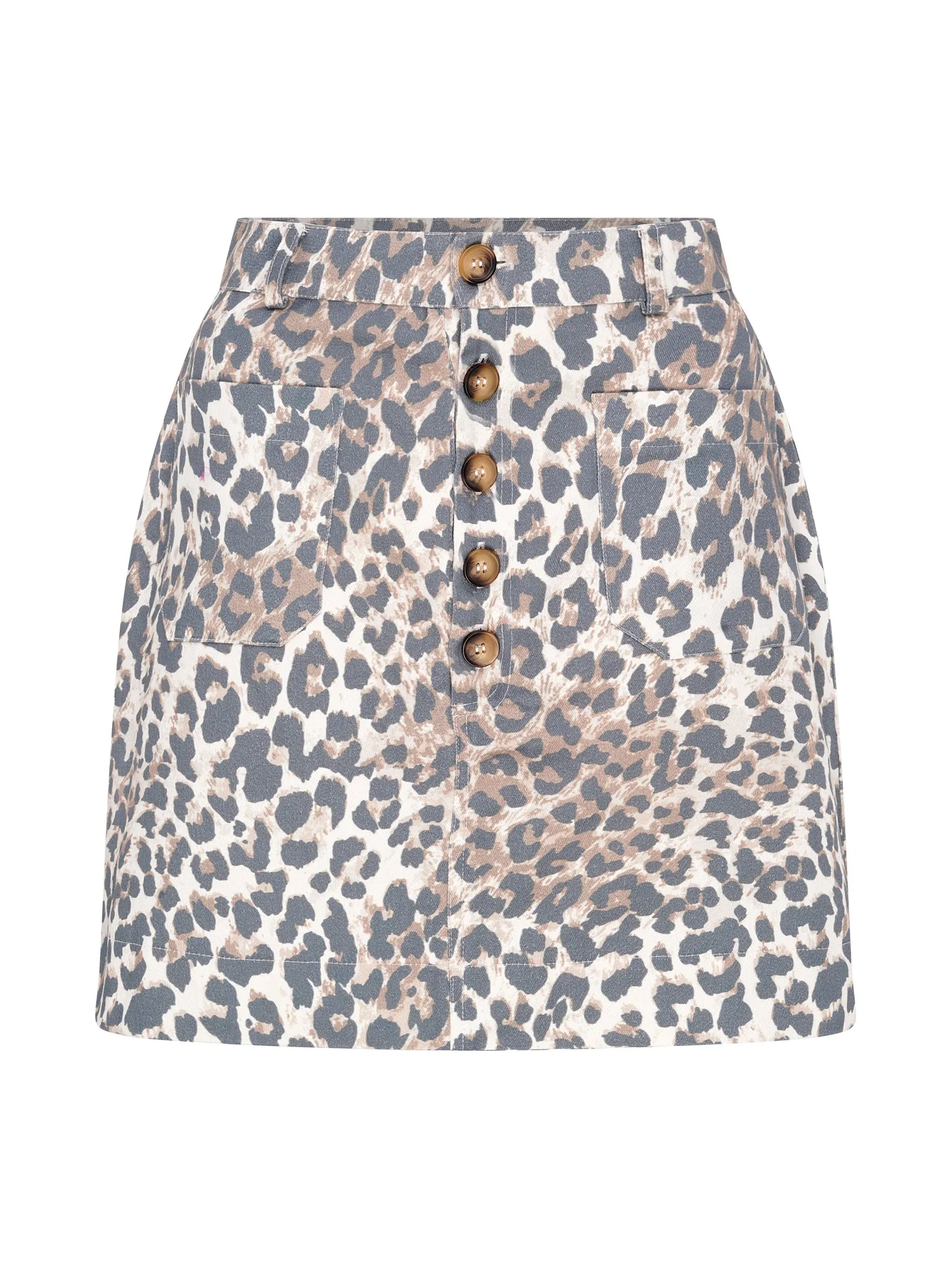 Nancy Mini Skirt in Cheetah Print