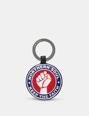 Northern Soul Leather Keyring