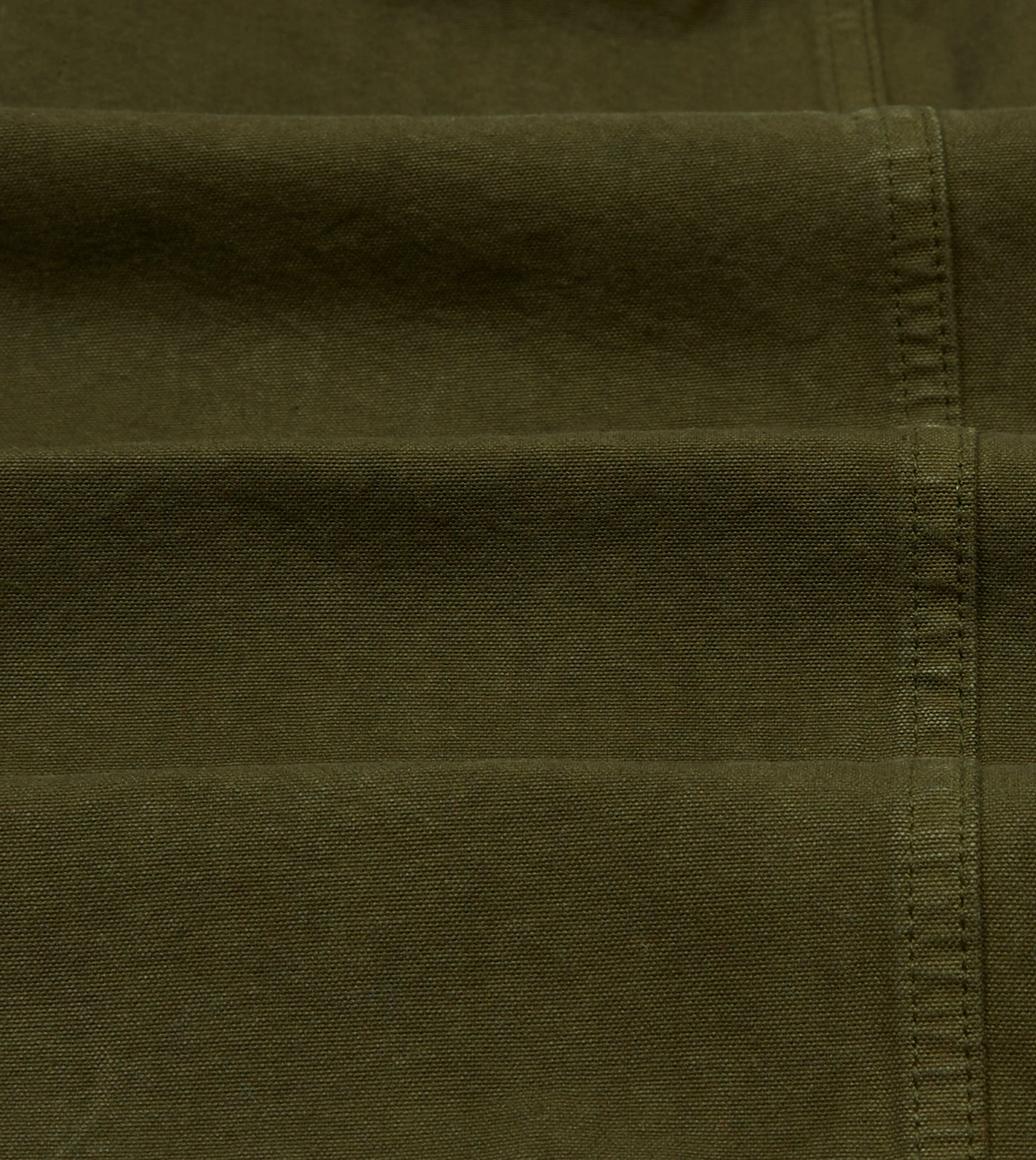 Olive Cotton Duck Canvas Five-Pocket Chore Jacket