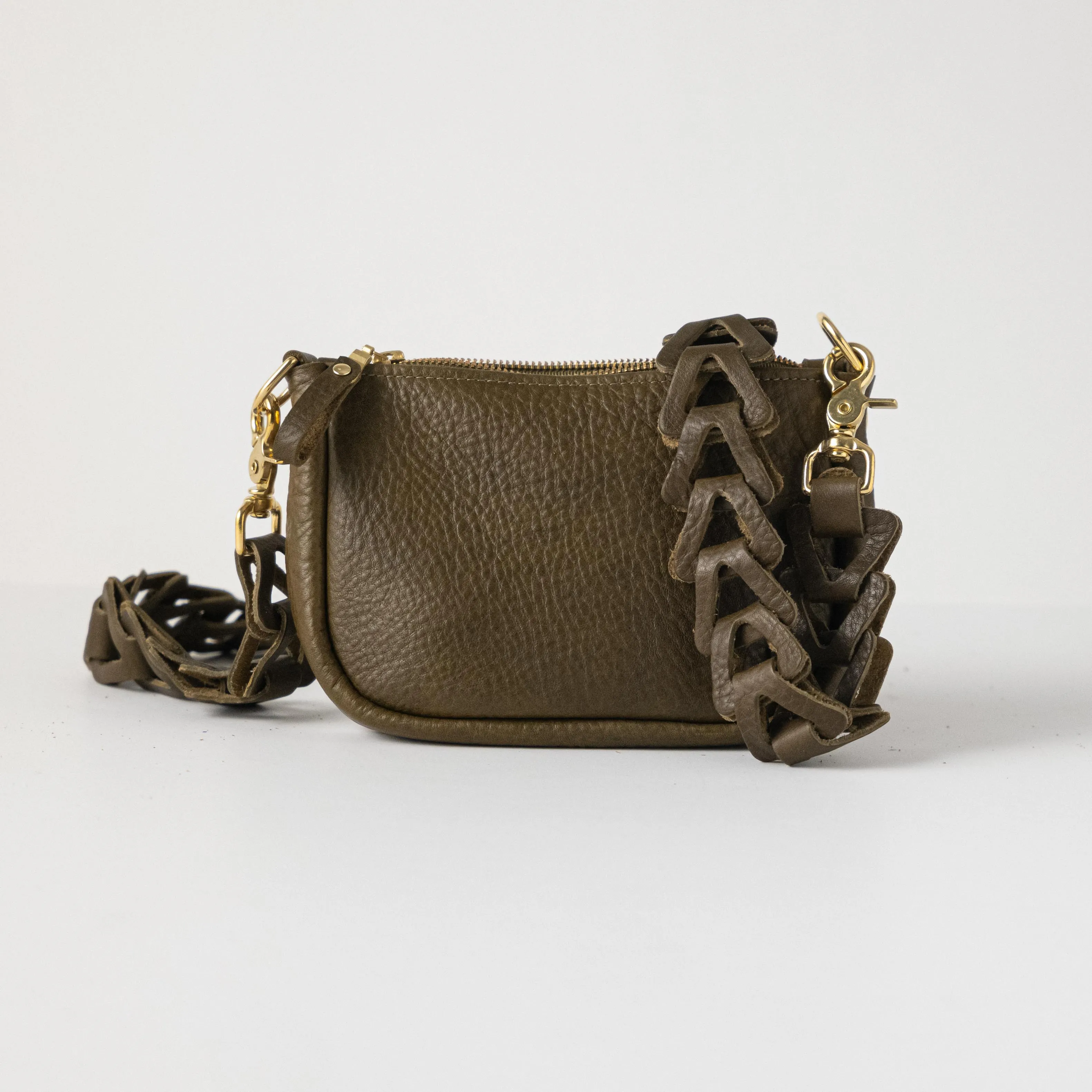 Olive Cypress Mini Crossbody Bag