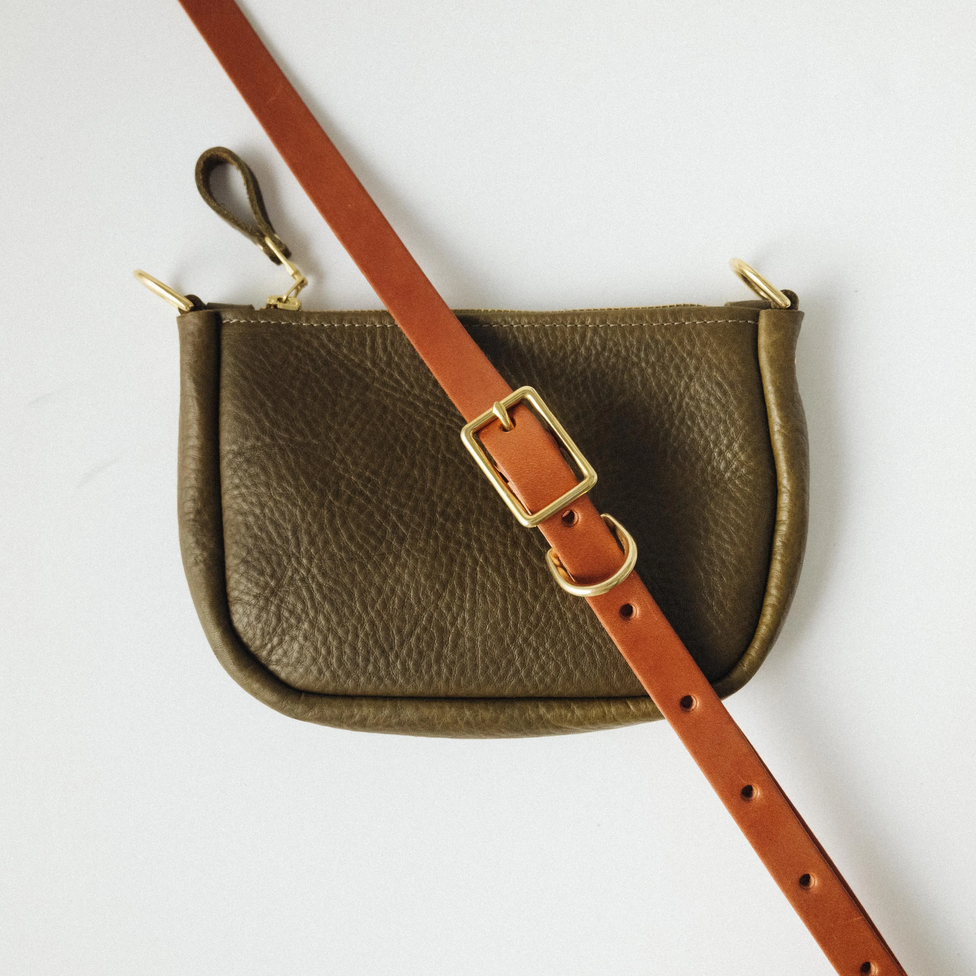 Olive Cypress Mini Crossbody Bag