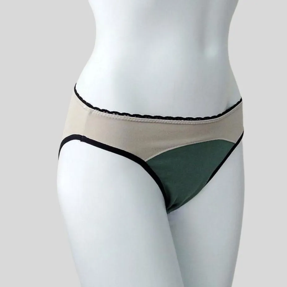 Organic cotton bikini underwear