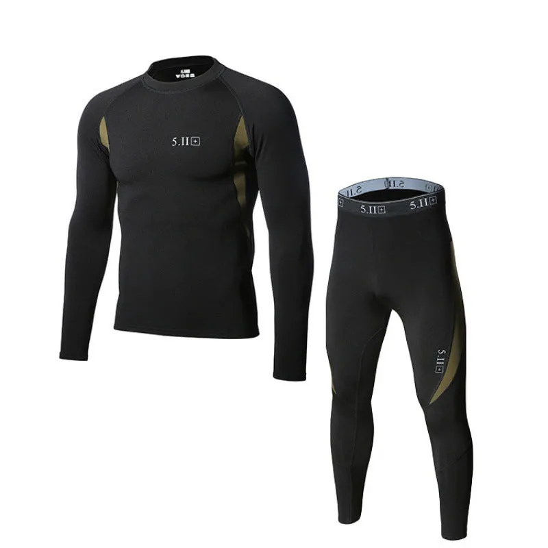 Outdoor Solid Color Winter Sports Thermal Underwear Set