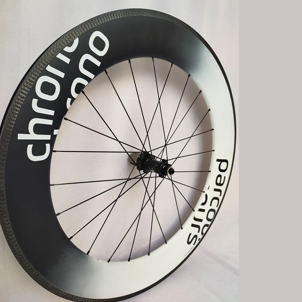 Parcours Chrono Carbon Wheelset, 77/86mm, Rim Brake - Custom Graphic