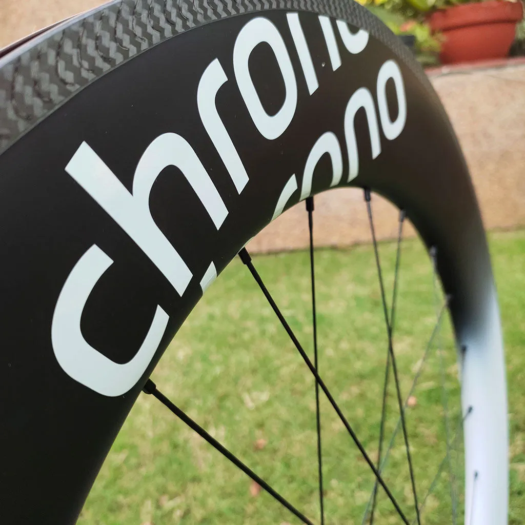 Parcours Chrono Carbon Wheelset, 77/86mm, Rim Brake - Custom Graphic