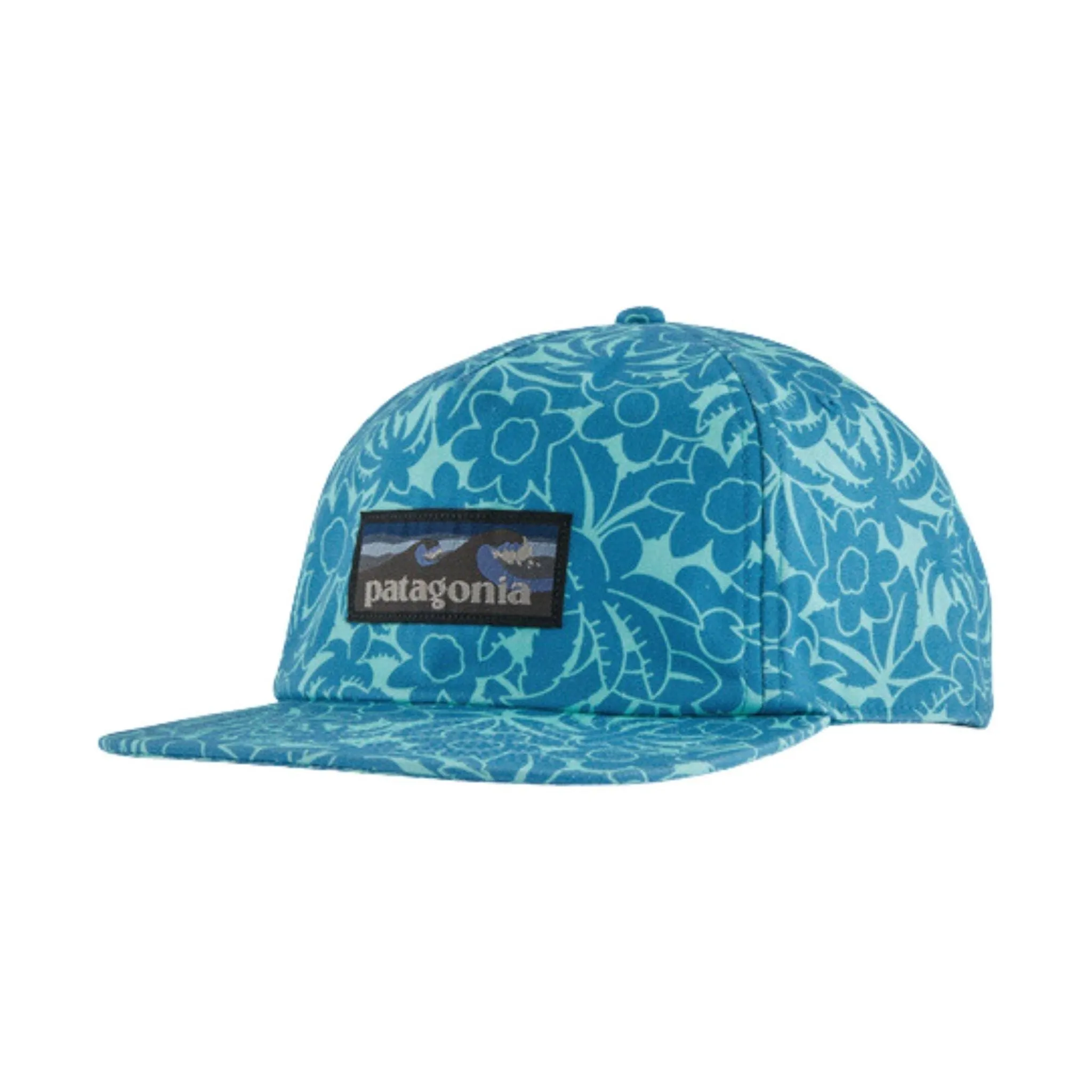 Patagonia Men's Boardshort Label Funfarer Cap - Abundance: Anacapa Blue