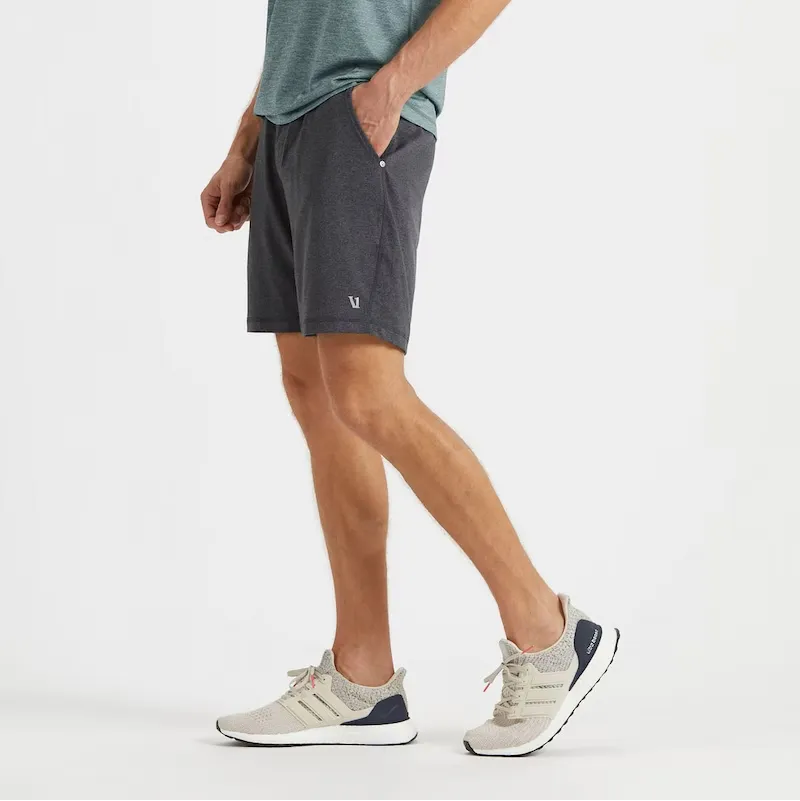 Ponto Short: Charcoal Heather