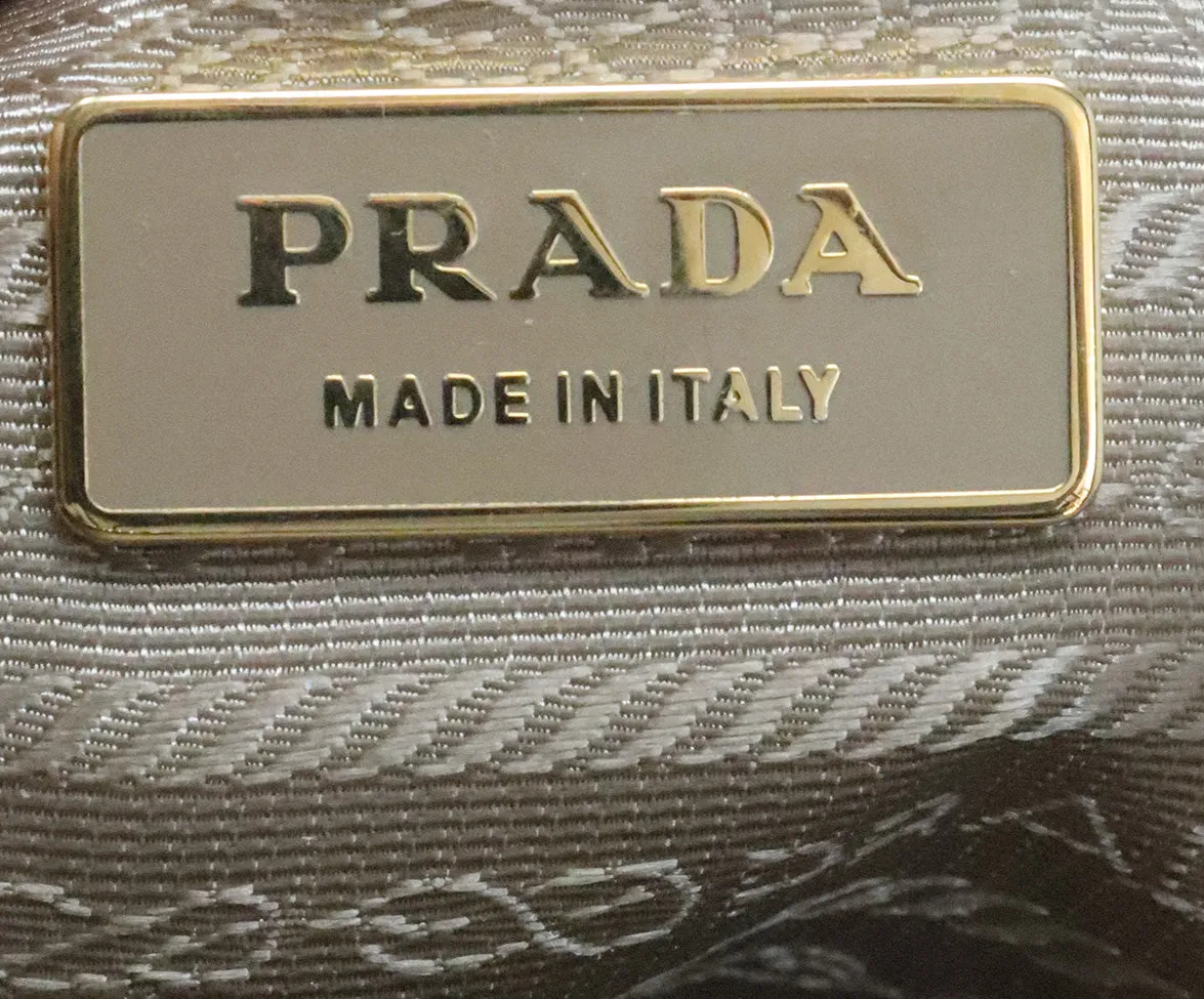 Prada Tan Patent Leather Satchel