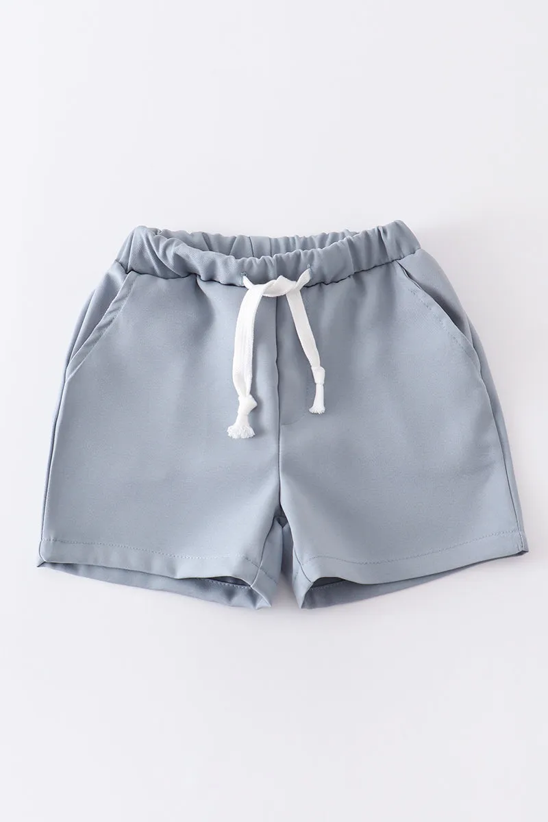 Premium Blue pocket boy shorts