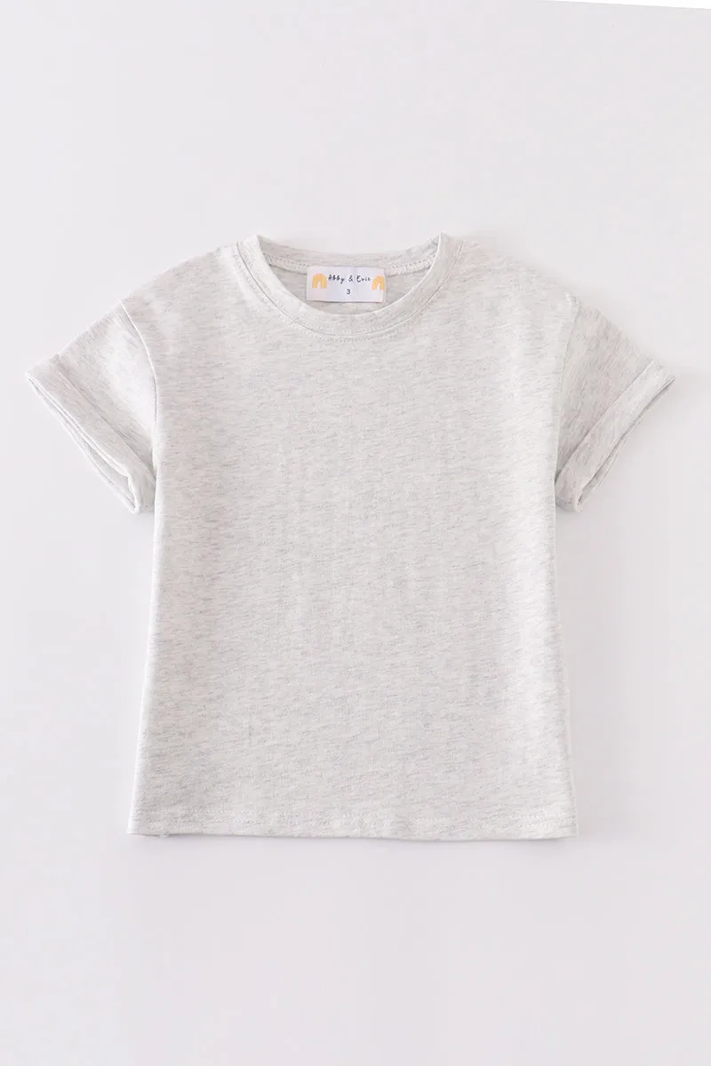 Premium Heather basic T-shirt Kids and adult