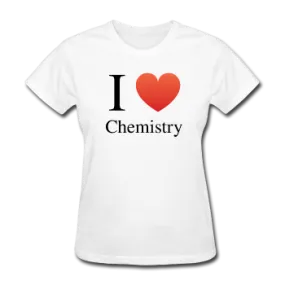 "I ♥ Chemistry" (black) - Women's T-Shirt