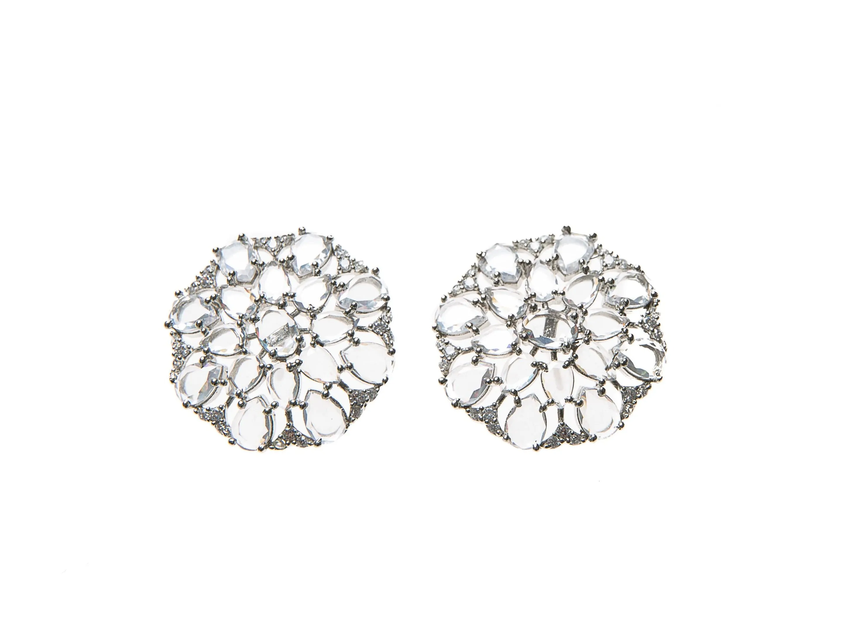 Salome Earrings (White Gold)