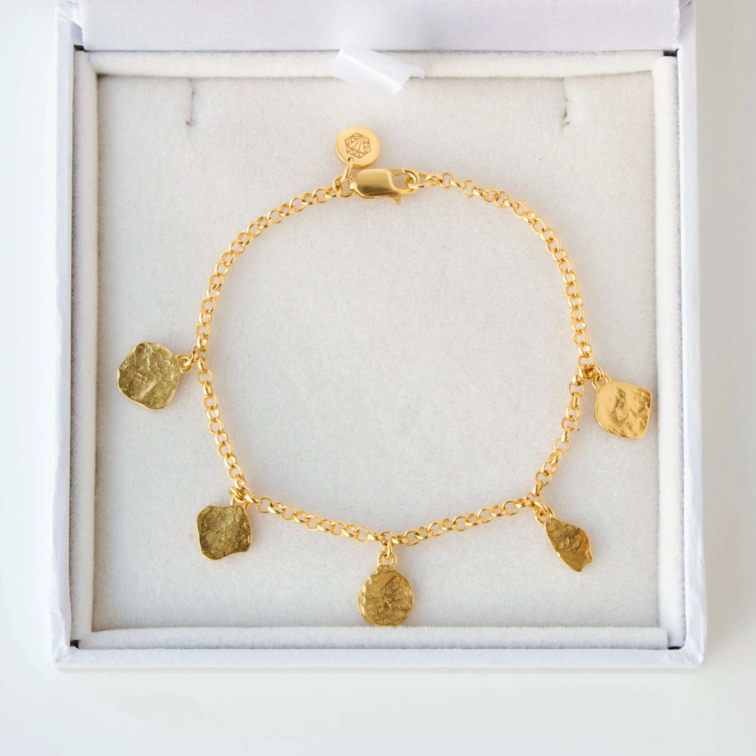 SAMPLE SALE- Molten Coin Bracelet