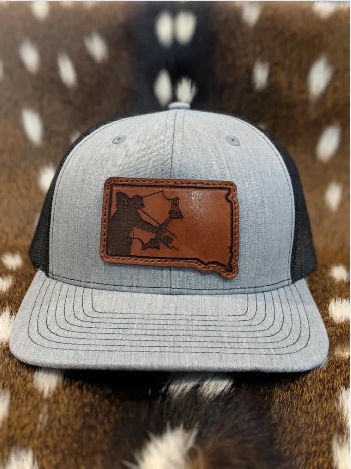 Sate of South Dakota Bowfisherman PATCH Hat