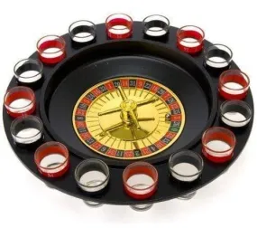 Shot Glass Roulette - Drinking Game Set