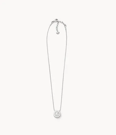 Skagen Agnethe Pearl Silver-Tone Pendant Necklace SKJ0792040