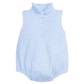 Sleeveless Hastings Bubble - Light Blue Stripe