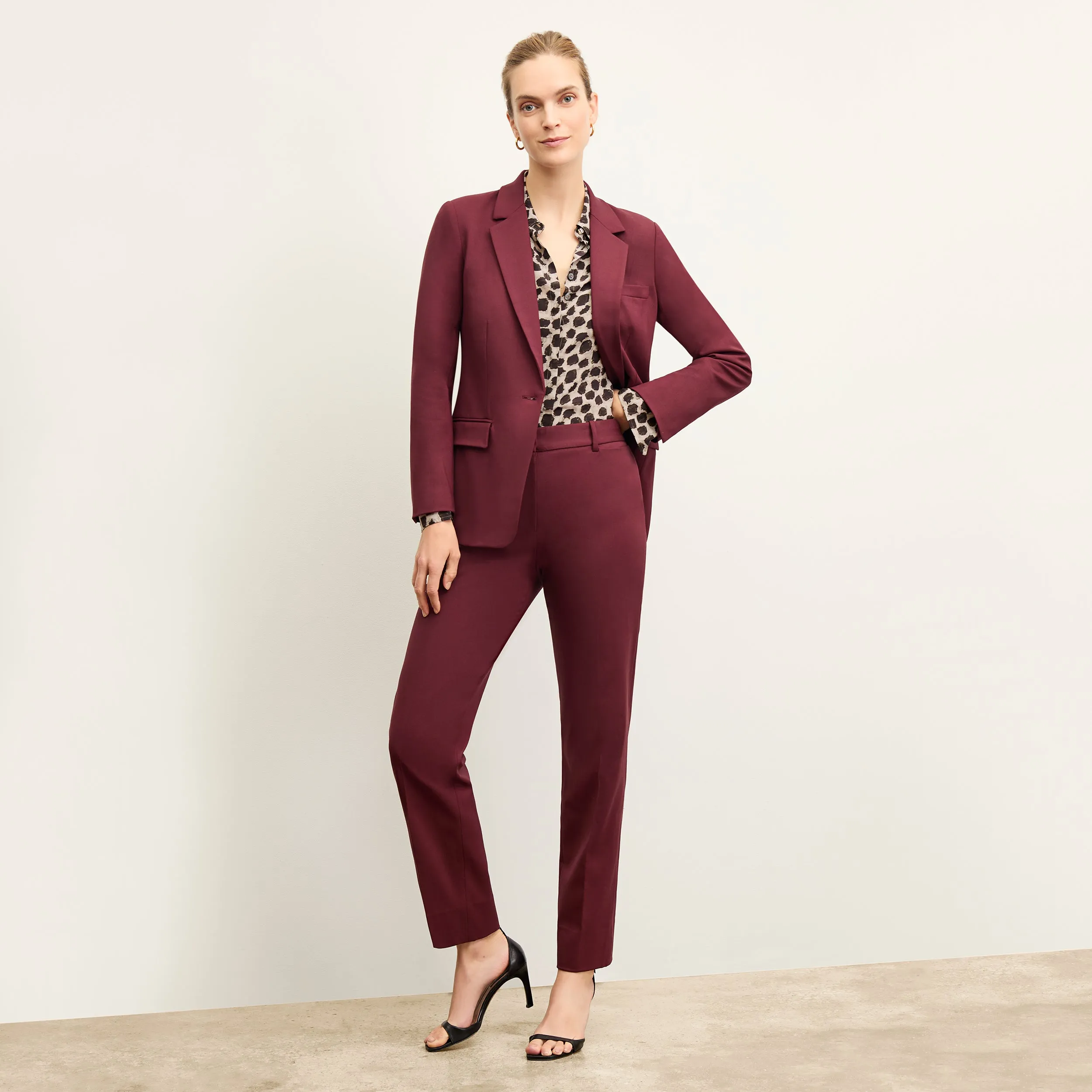 Smith Pant - Washable Wool Twill :: Shiraz