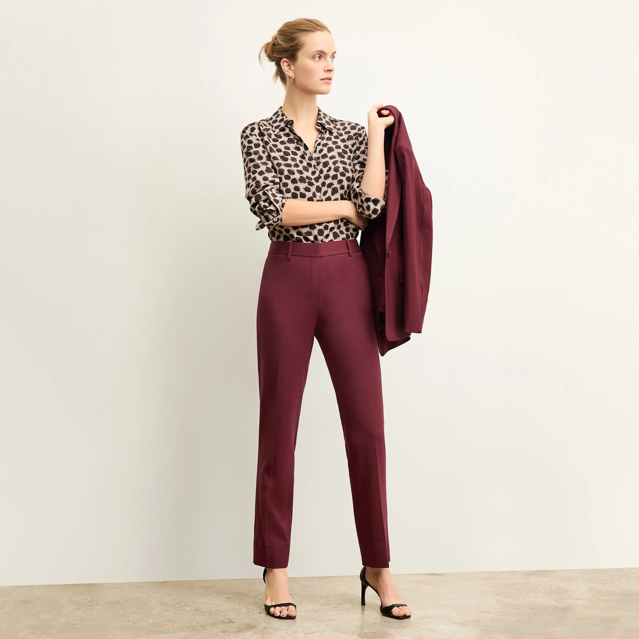 Smith Pant - Washable Wool Twill :: Shiraz