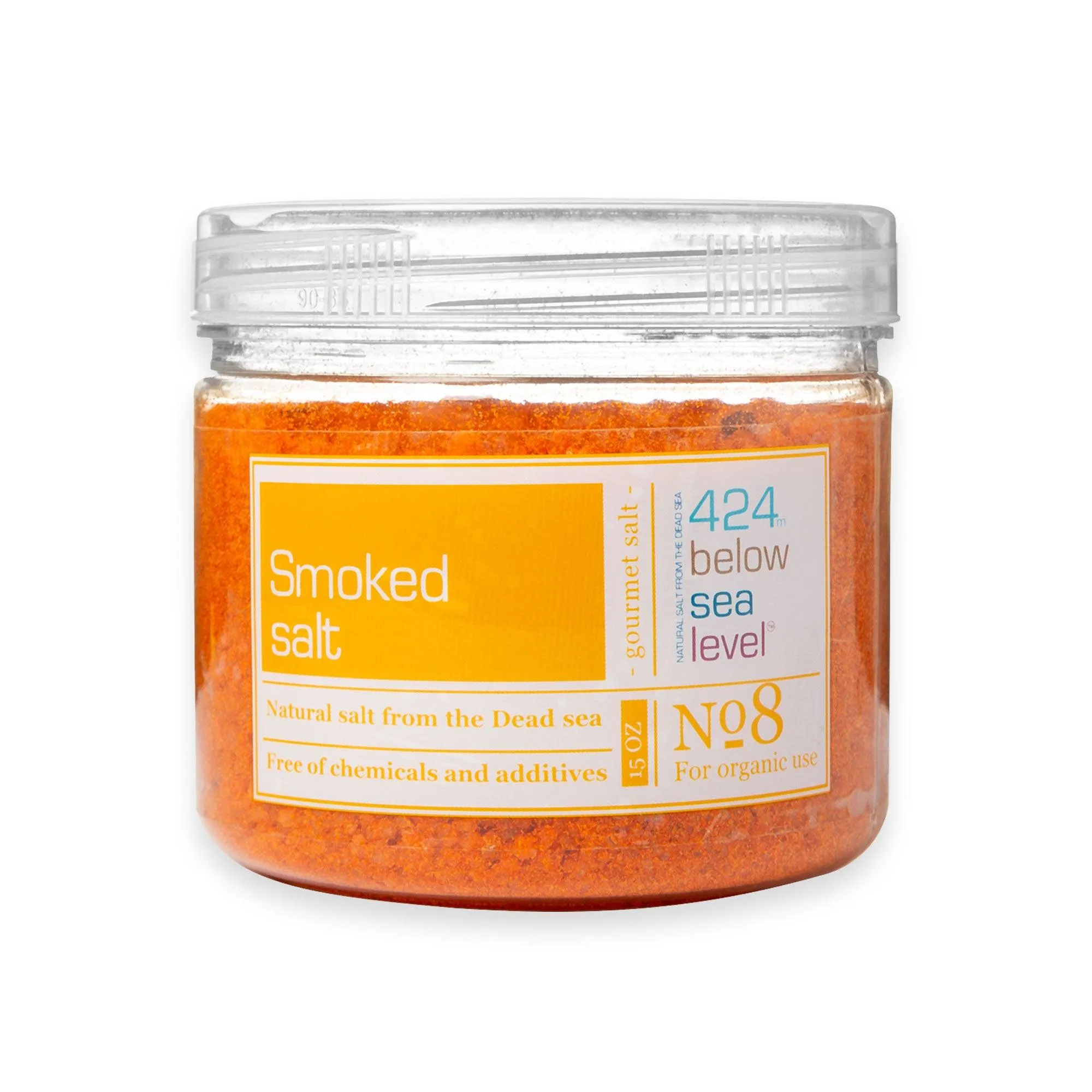 Smoked Salt Gourmet Salt From The Dead Sea 14.10 oz / 400 grams