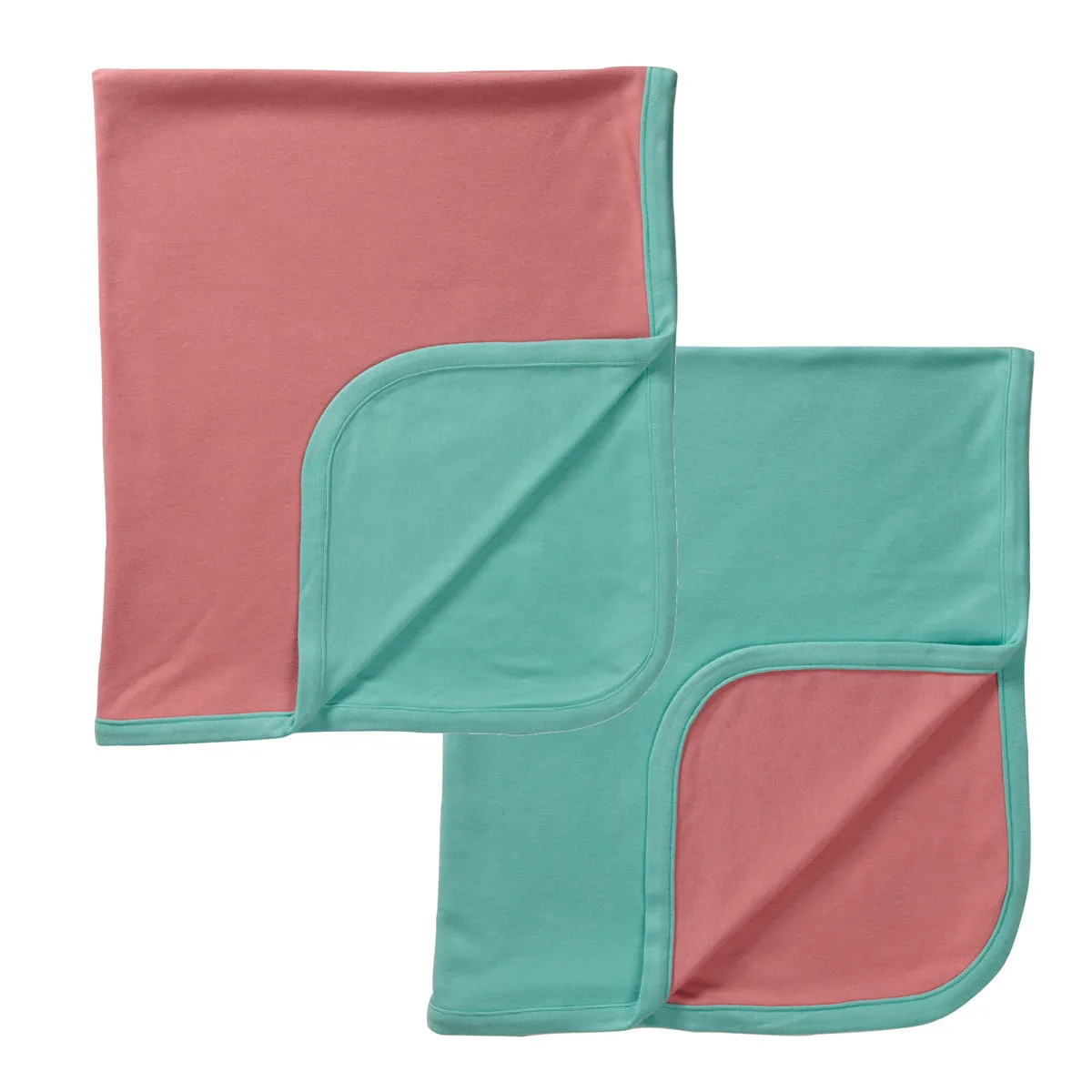 Solid Colored and Pattern Print Reversible Security Blankets