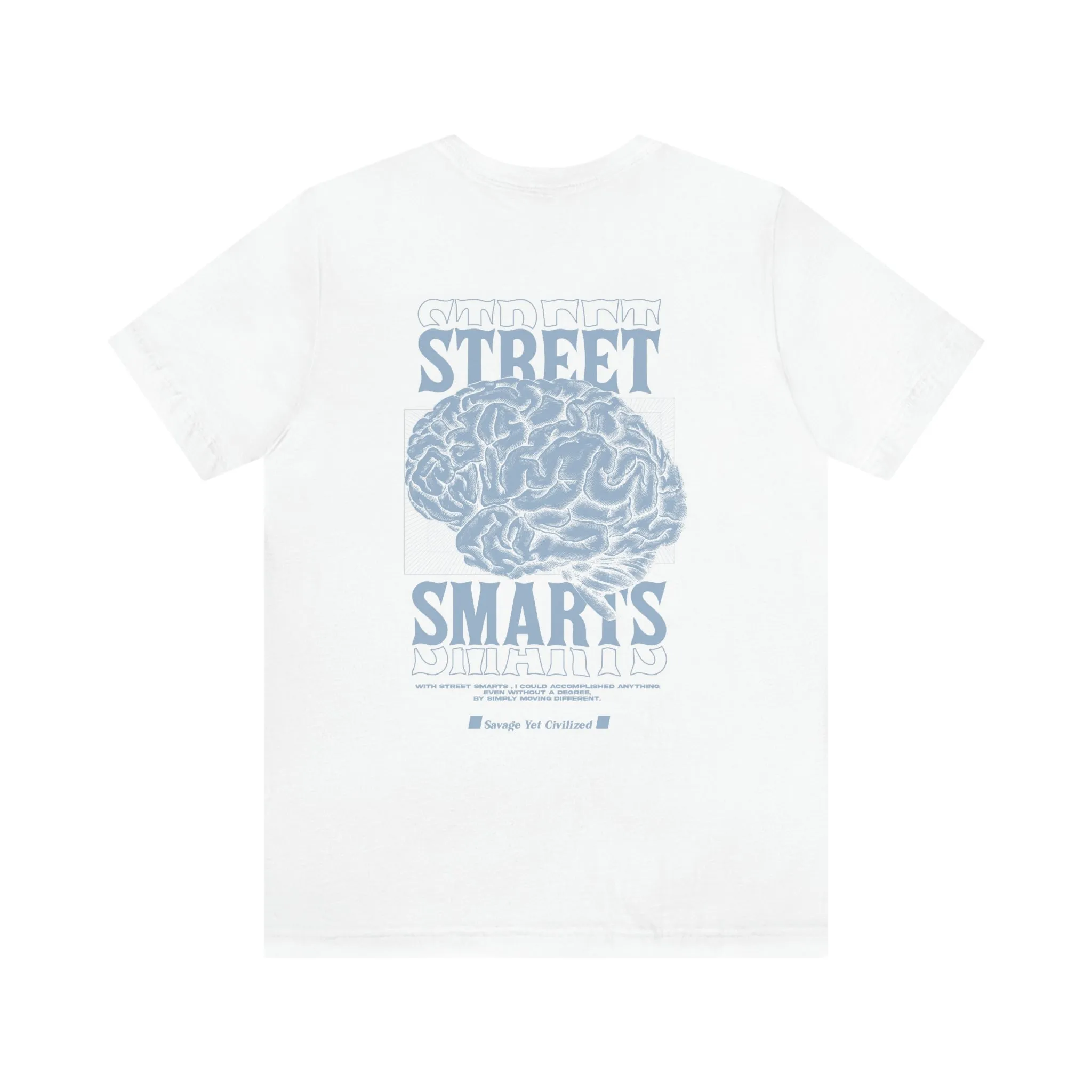 Street Smarts Jersey Short Sleeve Tee baby blue