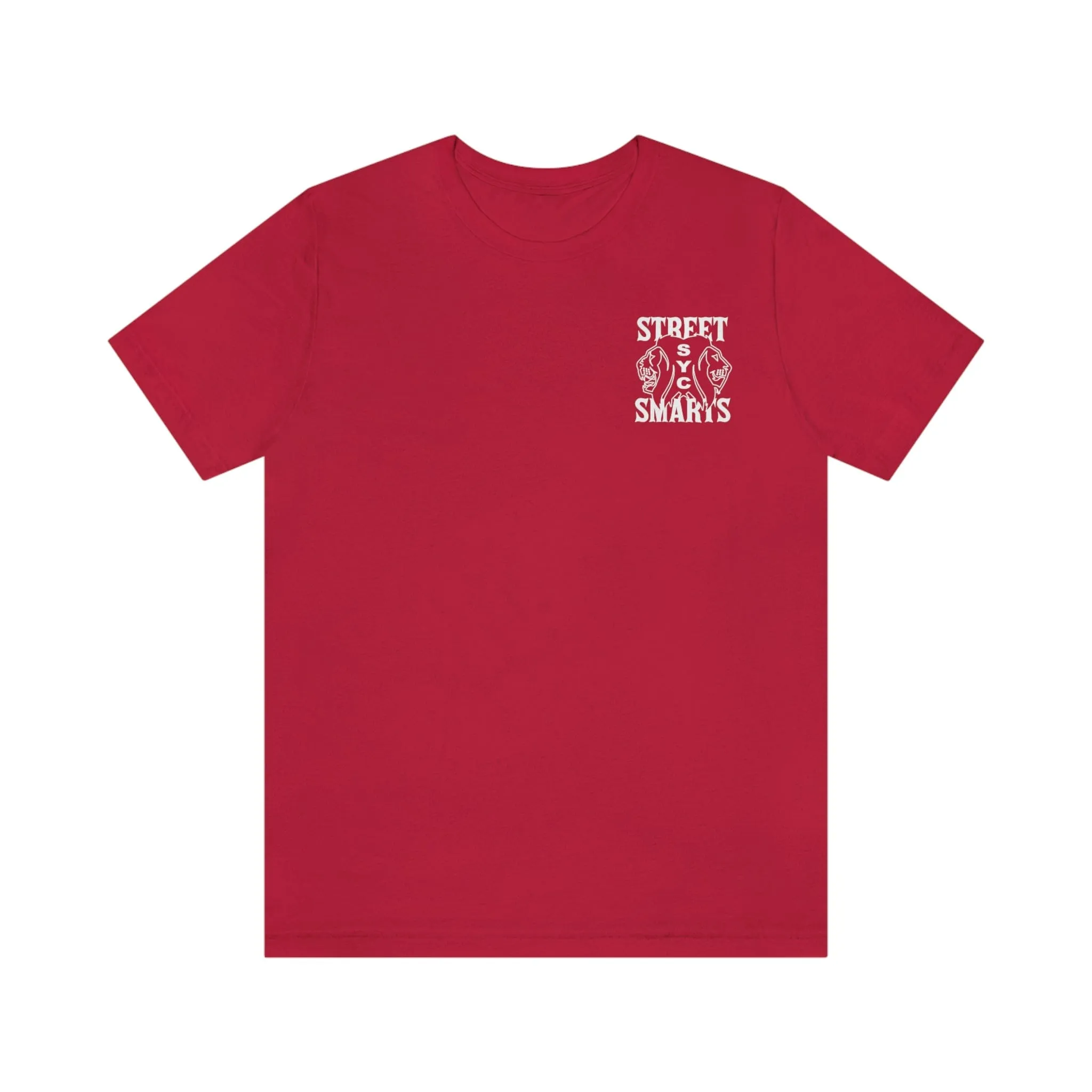 STREET SMARTS- Short Sleeve Tee (Red)