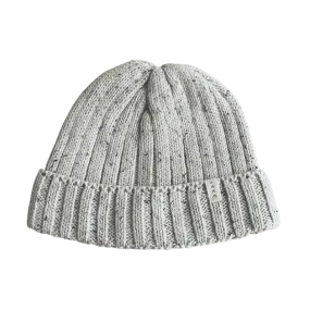 Susukoshi Organic Knitted Beanie - Cloud