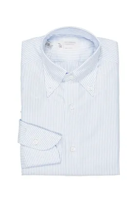 The Armoury Blue Stripe Button Down Oxford Shirt