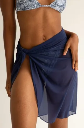 The Short Mesh Sarong - Navy