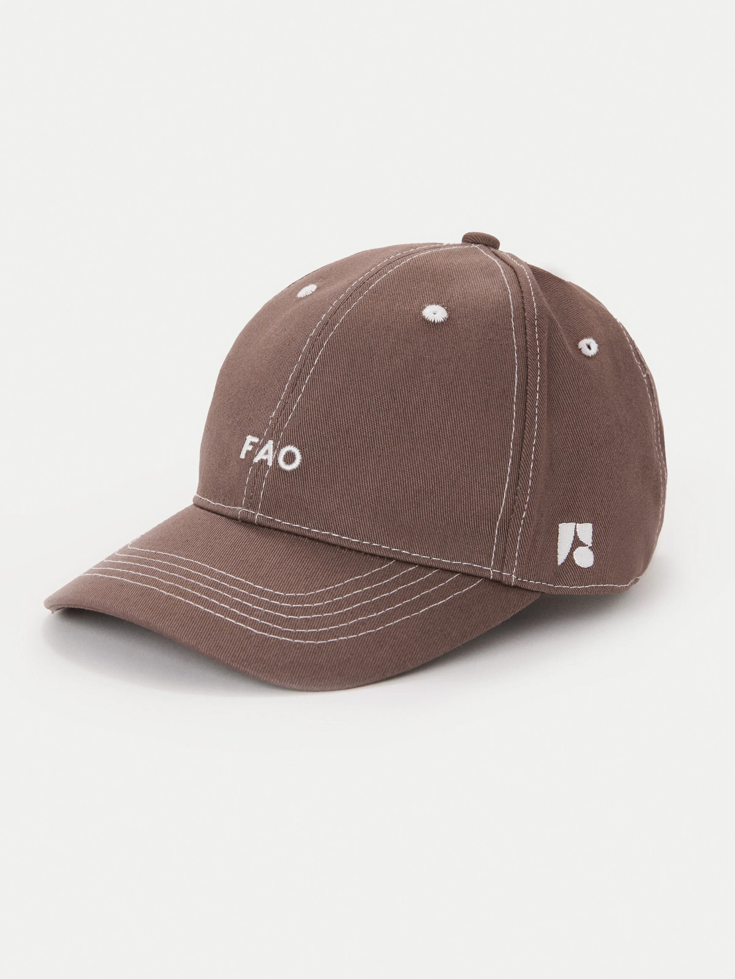 The Two Tone Dad Cap in Dark Clay