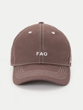 The Two Tone Dad Cap in Dark Clay