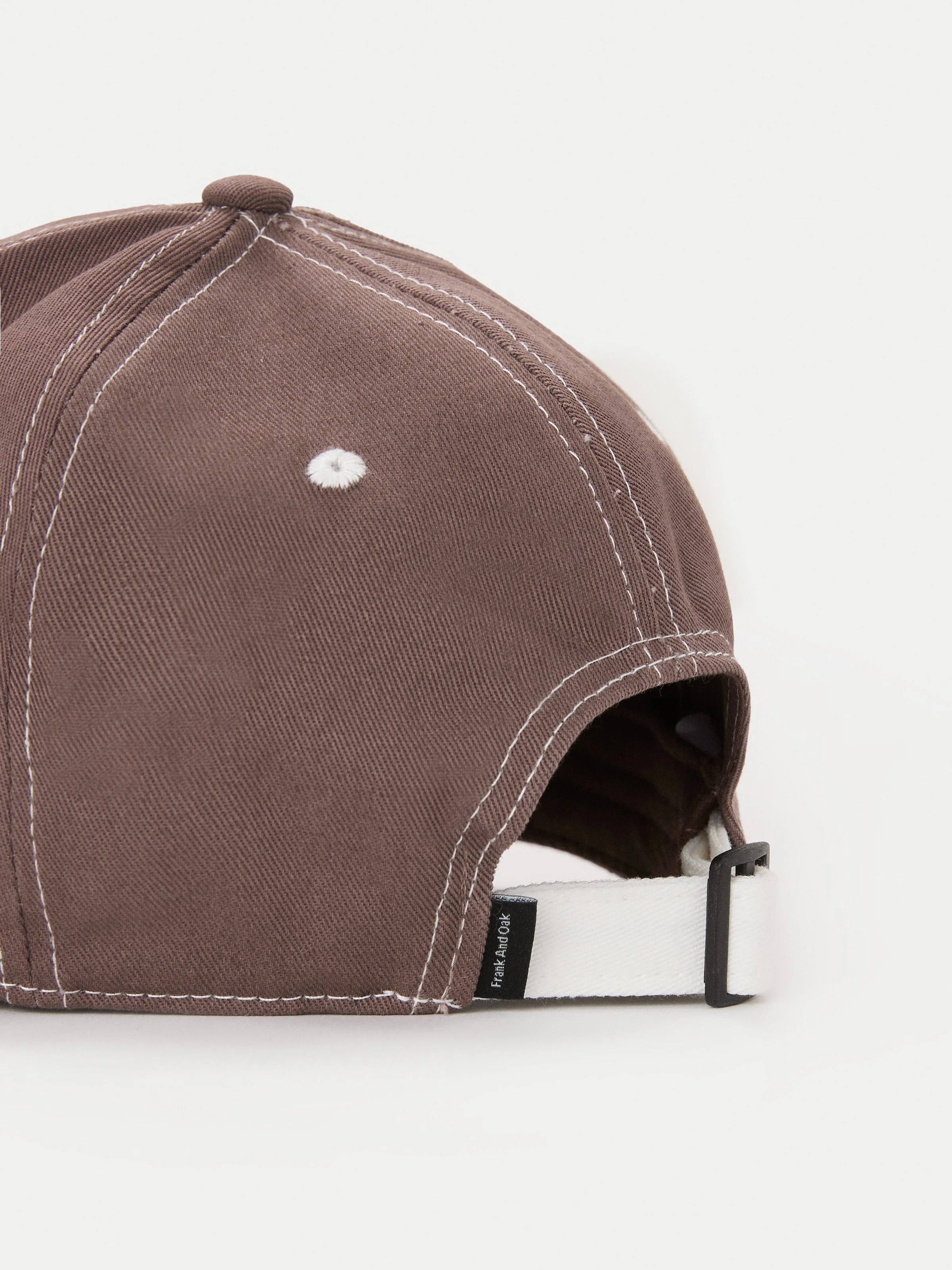 The Two Tone Dad Cap in Dark Clay