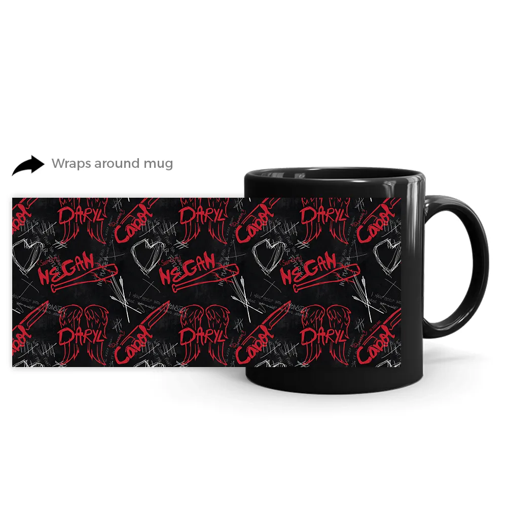 The Walking Dead Edge Black Mug