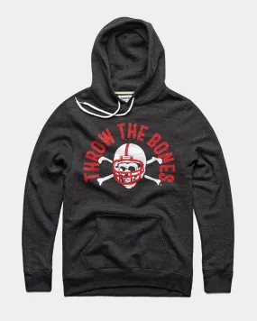 Throw the Bones Nebraska Football Black Hoodie