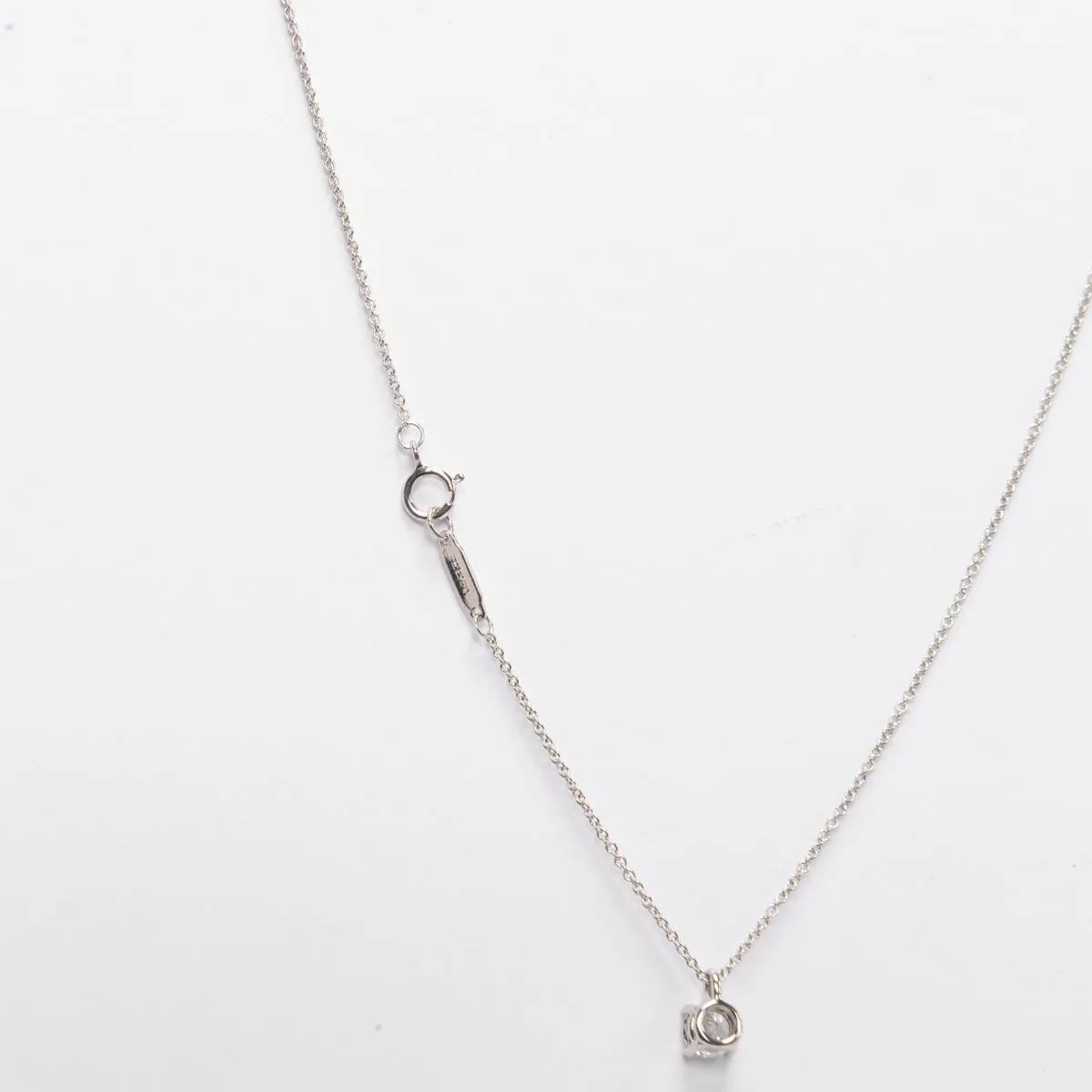 Tiffany & Co Platinum & Diamond Pendant Necklace