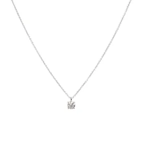 Tiffany & Co Platinum & Diamond Pendant Necklace