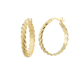 Twist Hoop Earrings