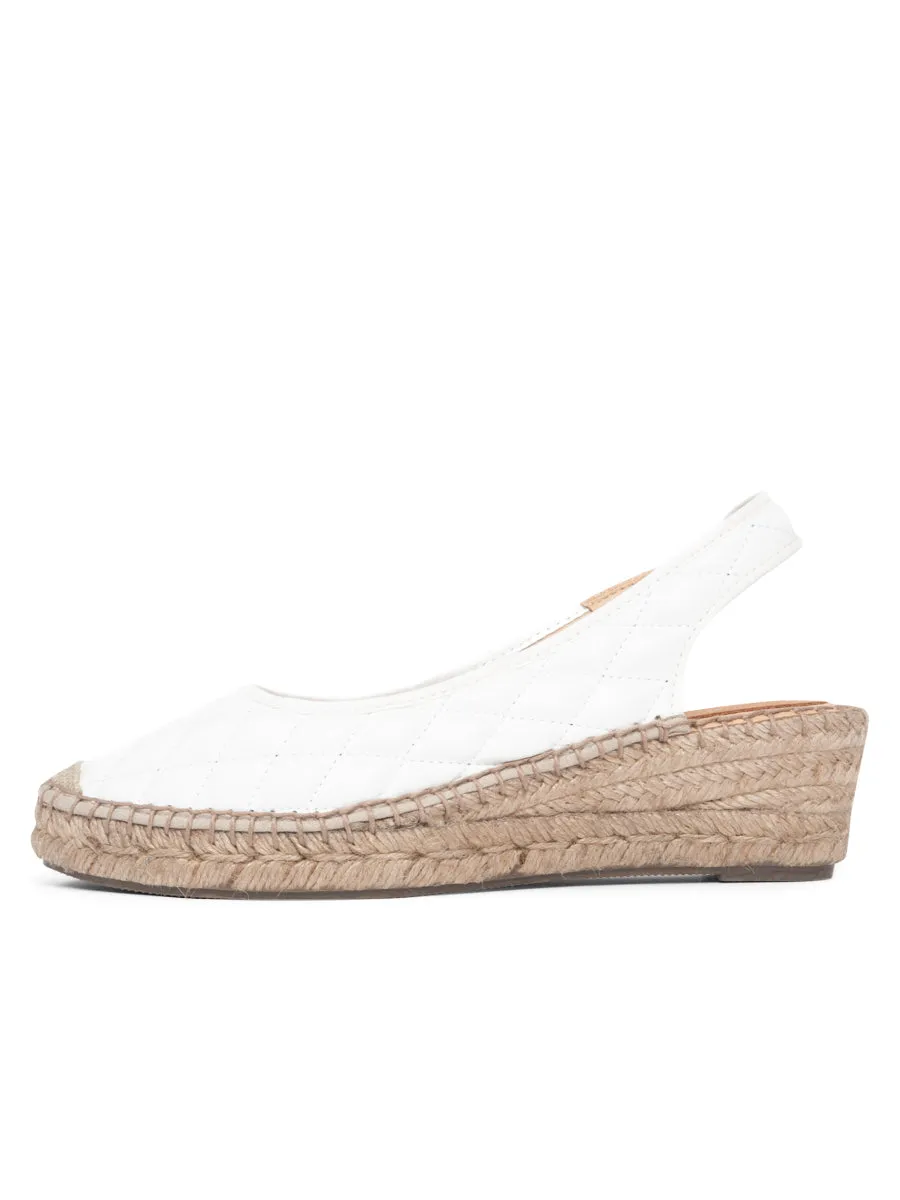 Valencia Closed Toe Slingback Espadrille