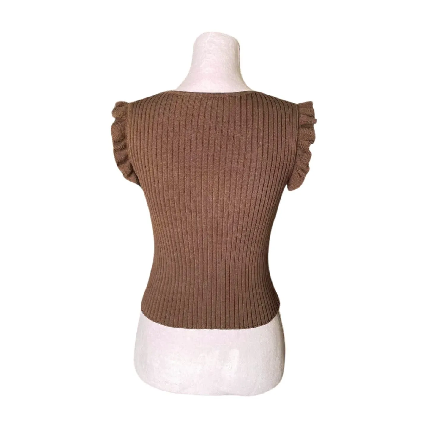 Vintage Miu Miu Brown Sweater Tank