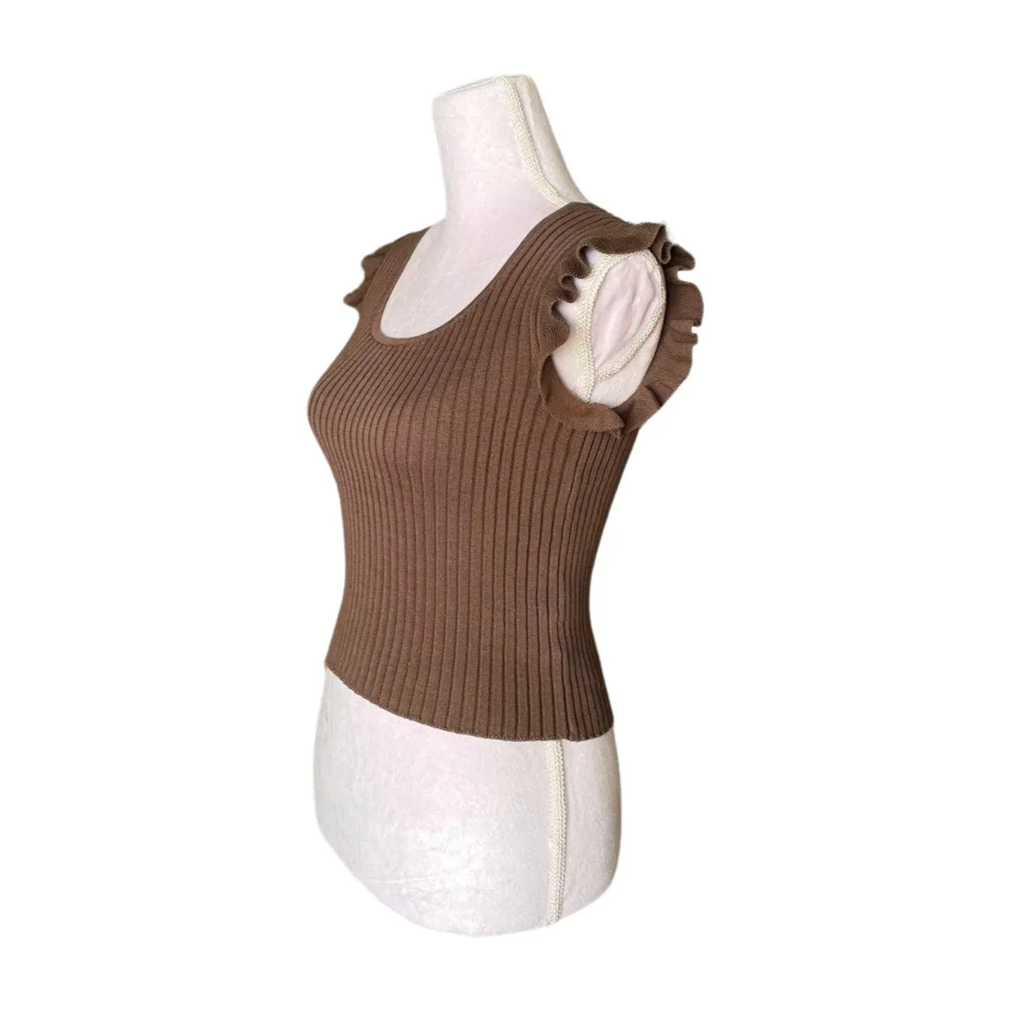 Vintage Miu Miu Brown Sweater Tank