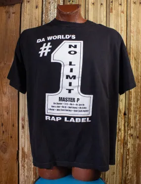 Vintage No Limit Records Promo Rap Tee 90s Black 2XL