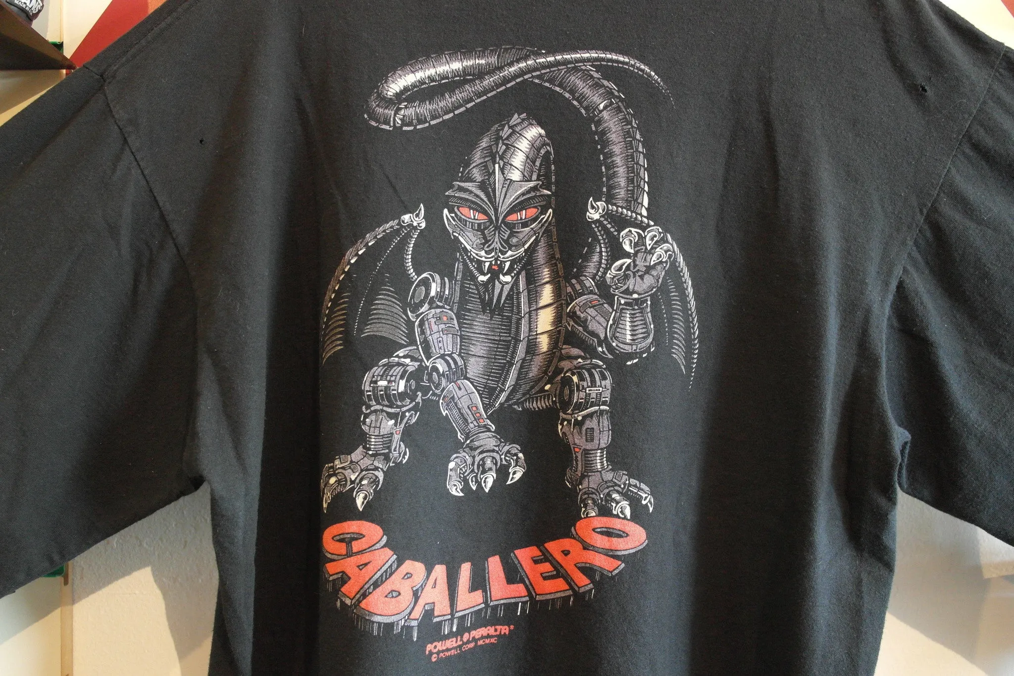 vintage powel peralta caballero dragon t-shirt ~ XL