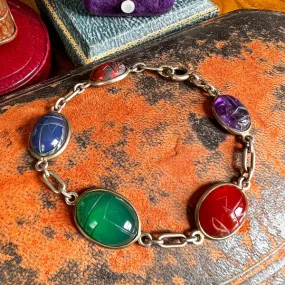 Vintage Scarab Bracelet