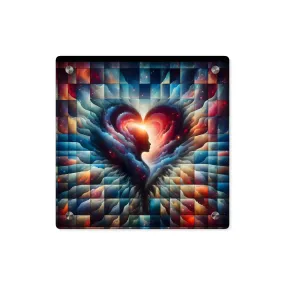 When Love Emerges When You Least Expect it - Acrylic Wall Art Panels by Meta Zen