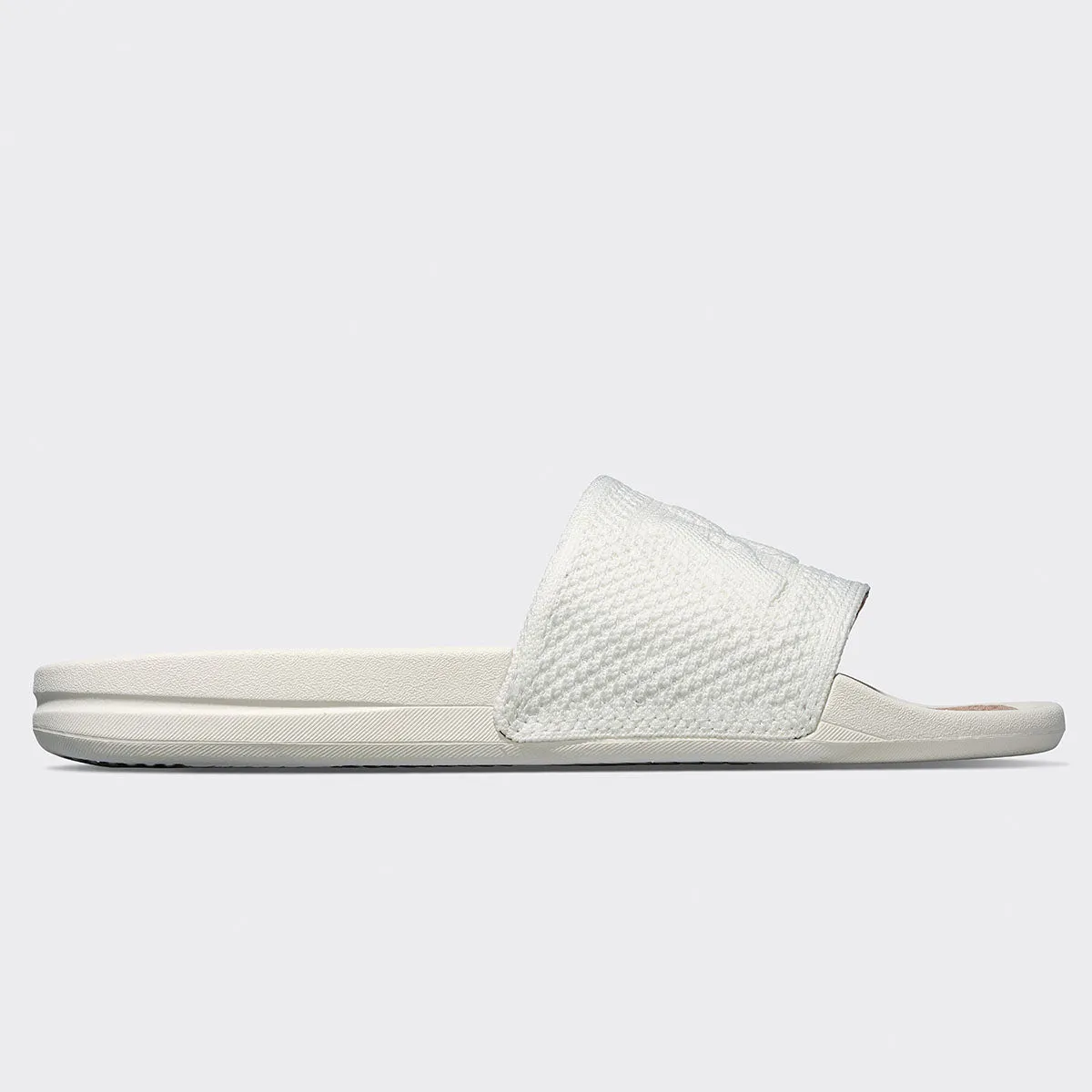 Women's Big Logo TechLoom Slide Ivory / Almond