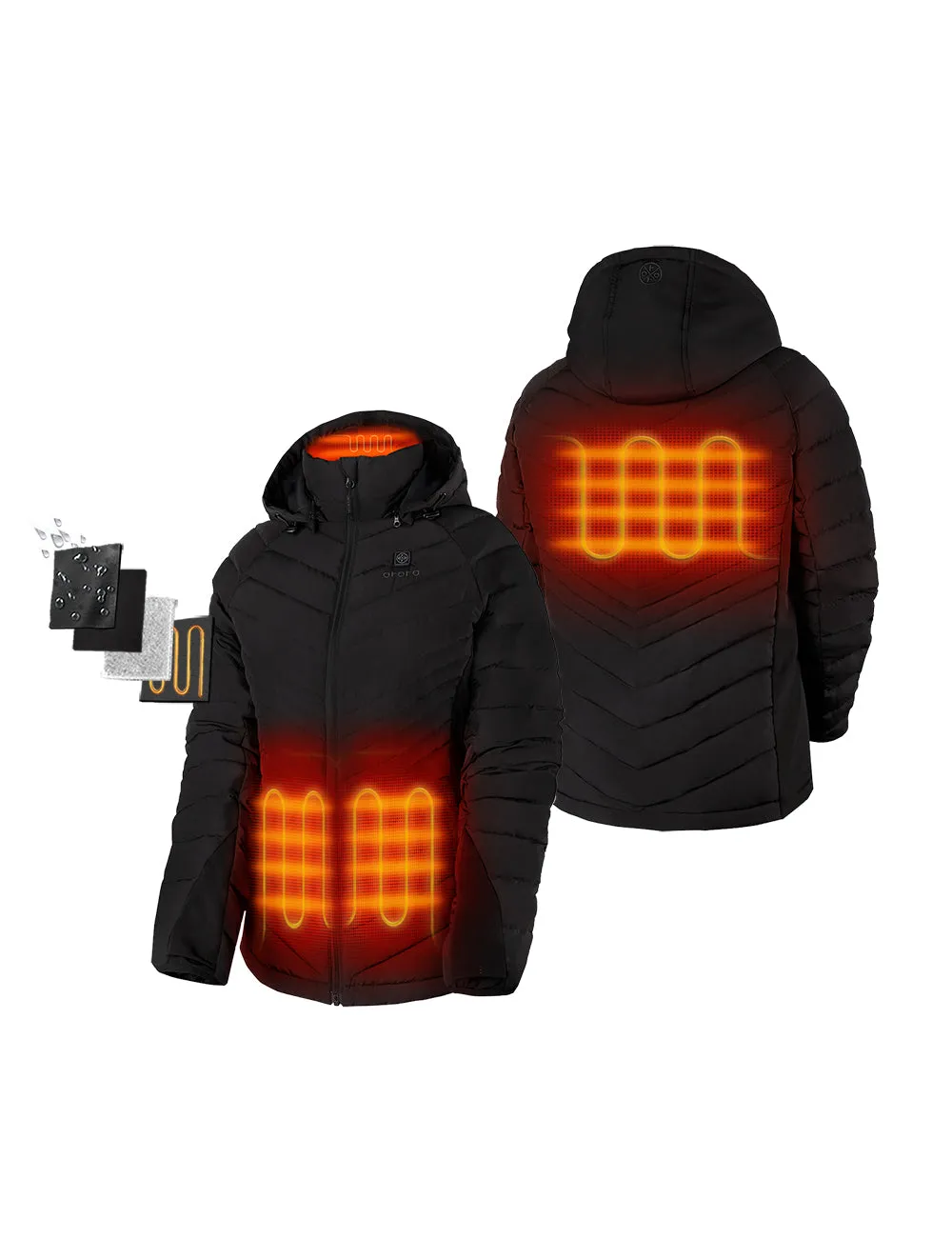 Women's Heated Down Jacket (Apparel Only)